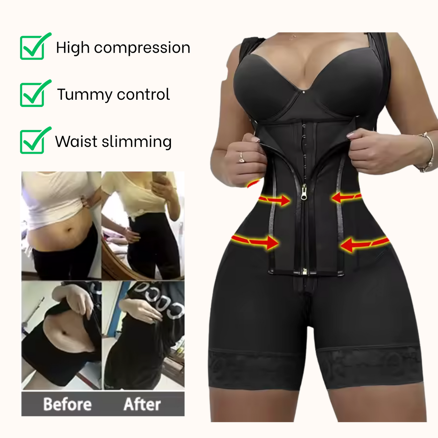 High Compression Girdle Shaper Woman Extreme Corset