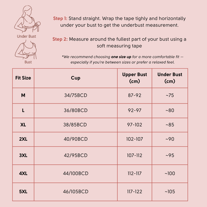 Widened Lifting Non Slip Shoulder Strap Bra