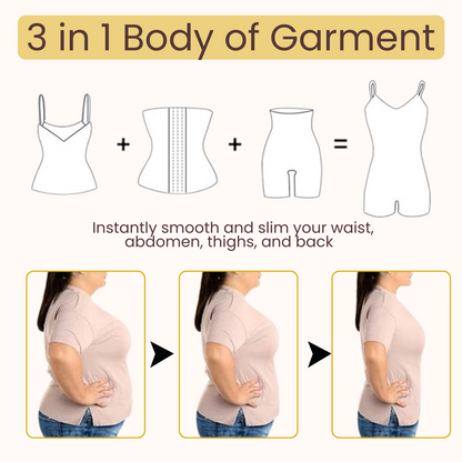 Seamless Bodysuit Compression Open Crotch Shapewear