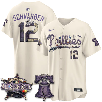 Philadelphia Phillies Nightmare Edition Vapor Jersey - Printed