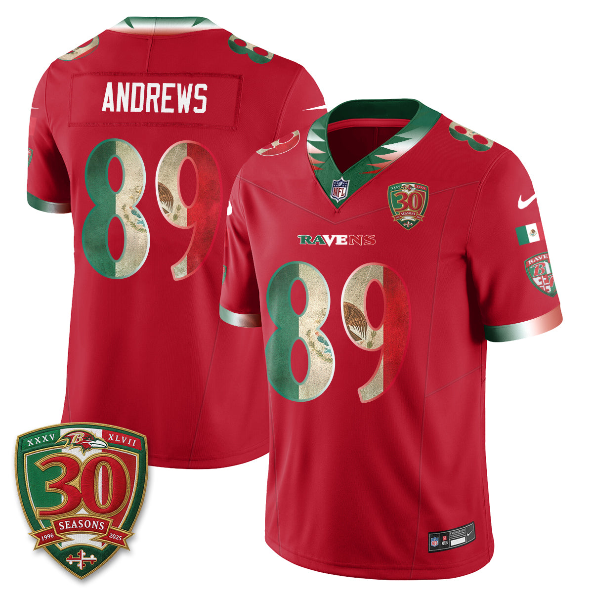 BAL Mexico Edition Vapor Jersey - Stitched