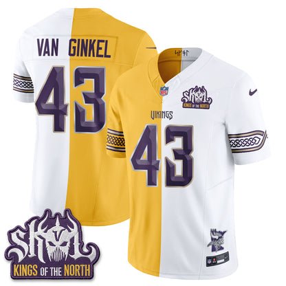 Minnesota Vikings 2026 Rivalries Split V2 Vapor Jersey - Stitched