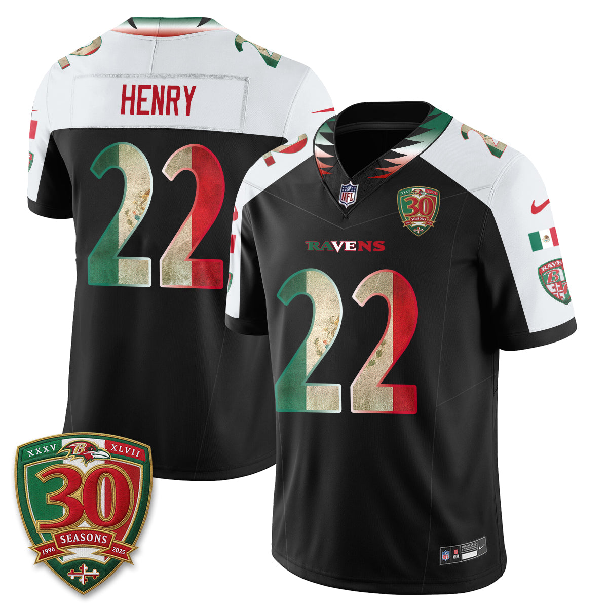 BAL Mexico Edition Vapor Jersey - Stitched
