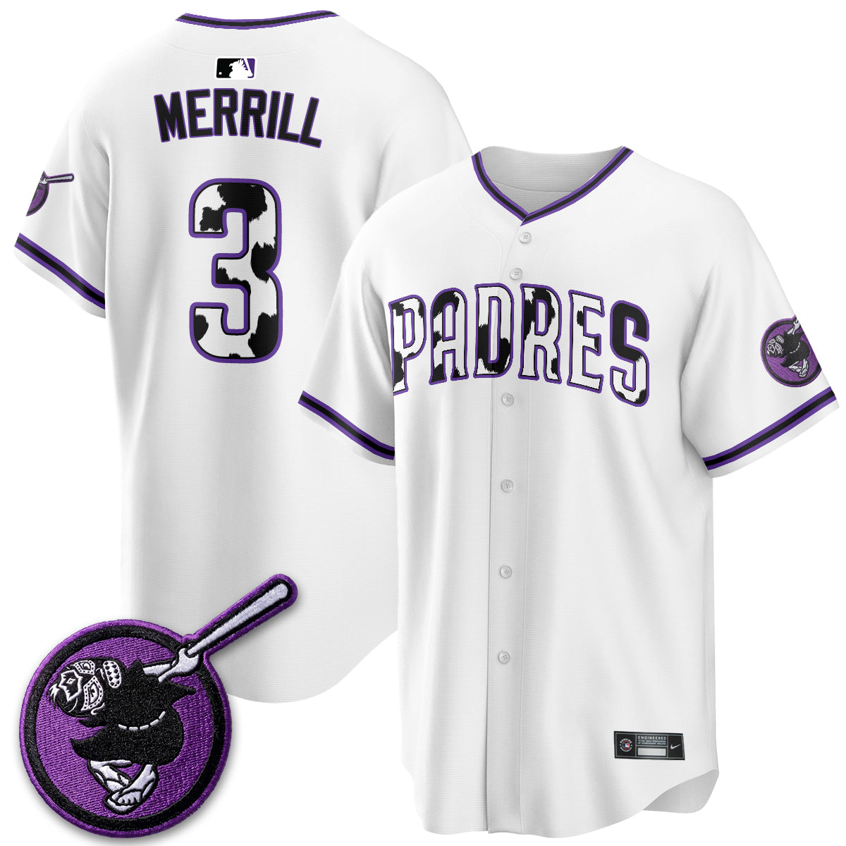 San Diego Padres x King of the Luchadores Vapor Jersey - Stitched