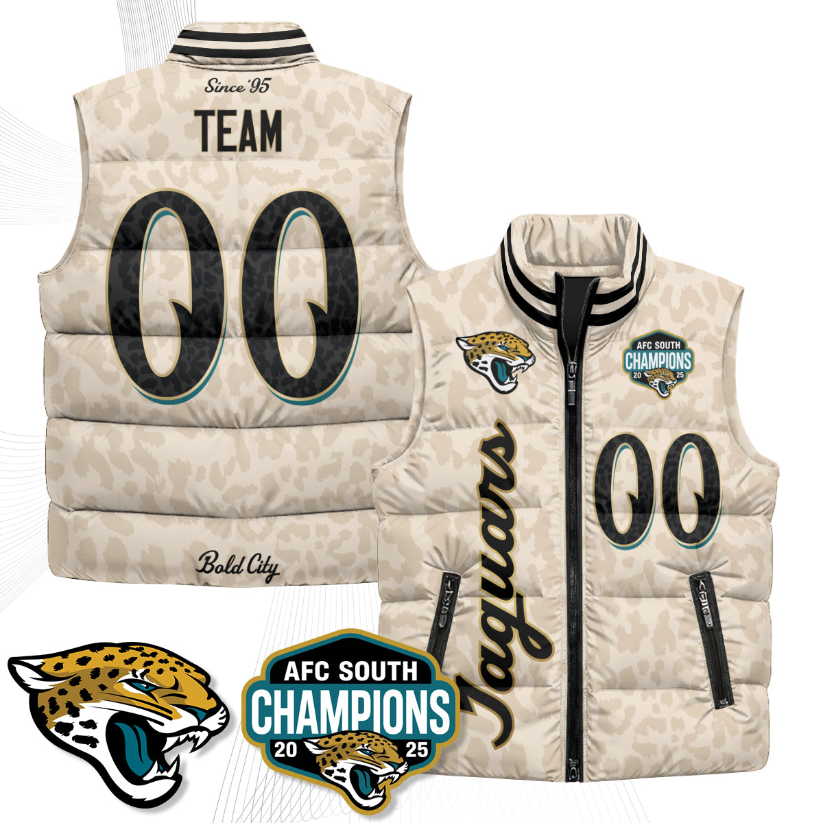 DET 2026 Rivalries Puffer Vest - Printed