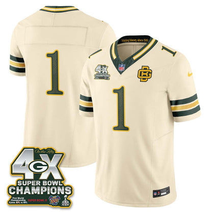 GB 2026 Rivalries 4X Champs Vapor Jersey - Stitched