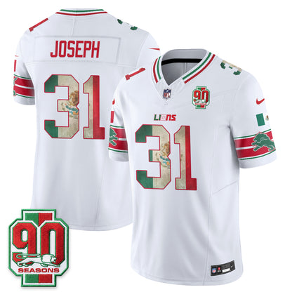 Detroit Lions Mexico Edition Vapor Jersey - Stitched
