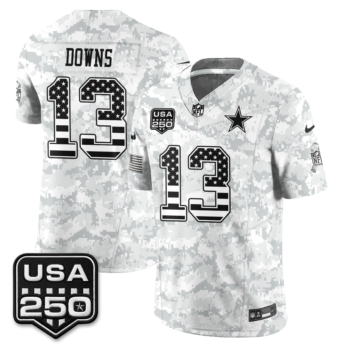 DAL 2026 Salute to Service Edition Vapor Jersey - Stitched