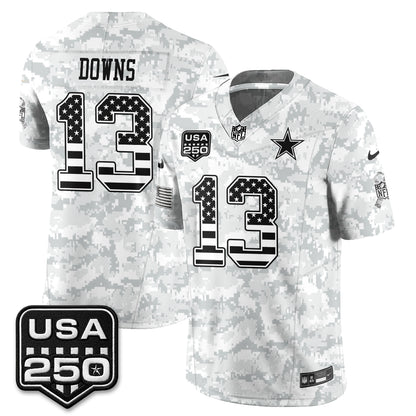 DAL 2026 Salute to Service Edition Vapor Jersey - Stitched