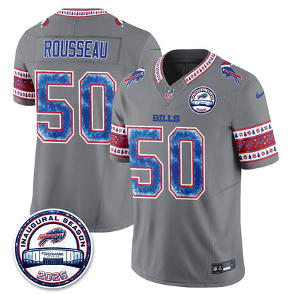 Buffalo Bills Xmas Edition Vapor Jersey - Stitched