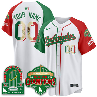 CUSTOM LAD Mexico Vapor Limited Jersey - 9x & B2B Champs - All Stitched