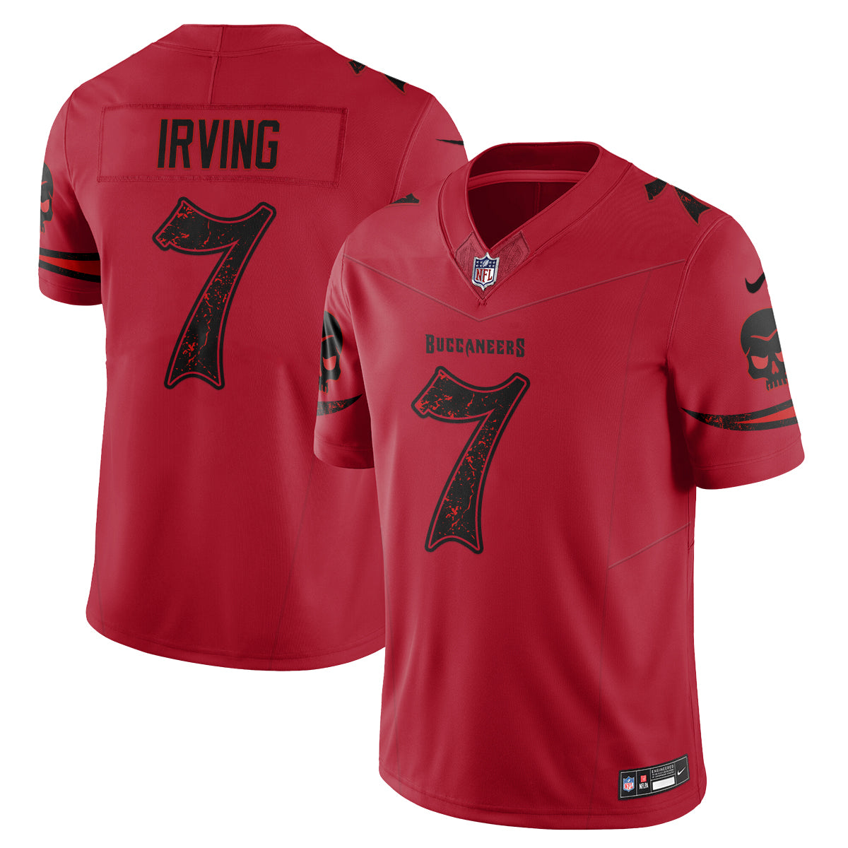 Tampa Bay Buccaneers Skull Edition Vapor Jersey - Stitched
