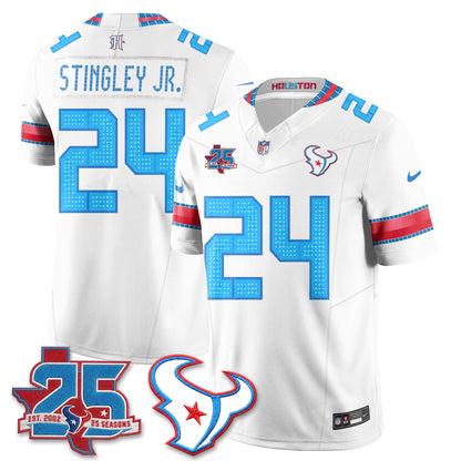 Houston Texans 2026 Rivalries Vapor Jersey - Stitched