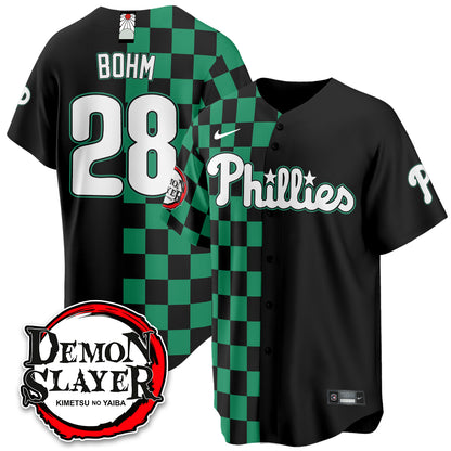 Philadelphia Phillies Demon Slayer Vapor Limited Jersey - Stitched