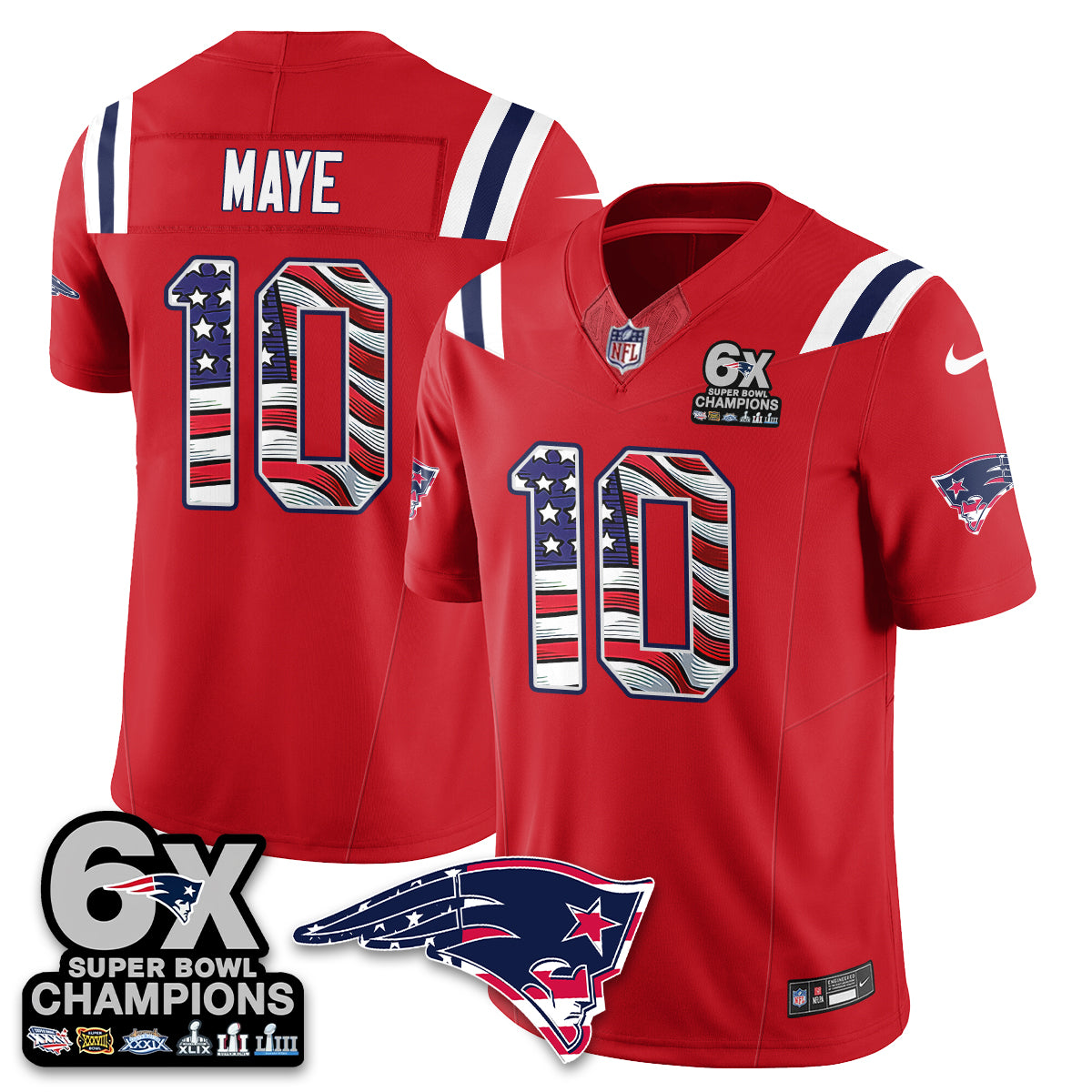 NE America Edition Vapor Jersey V2- Stitched