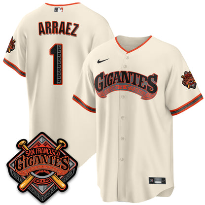 SF GIGANTES Vapor Limited Jersey - All Stitched