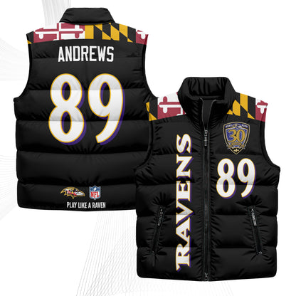 BAL Maryland Puffer Vest - Printed