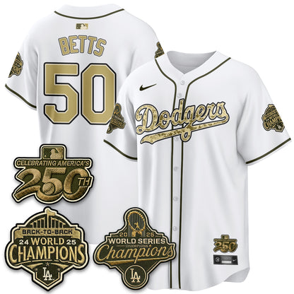 LAD Military Appreciation Game Day Jersey -All Stitched