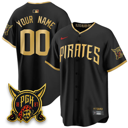 Custom PIT 2026 City Connect Vapor Limited Jersey - All Stitched