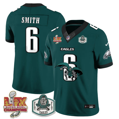Philadelphia Eagles x Green Cape Villain Edition Vapor Jersey - Stitched