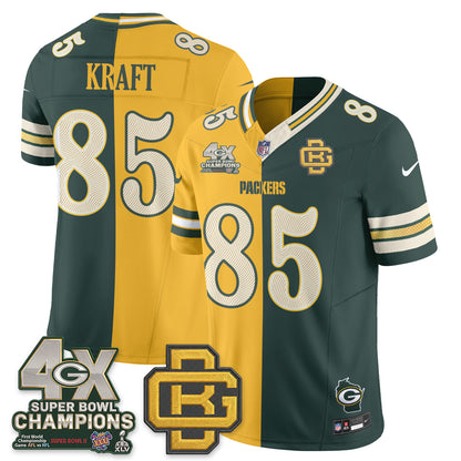 GB Rivalries Split Edition Vapor Jersey - Stitched