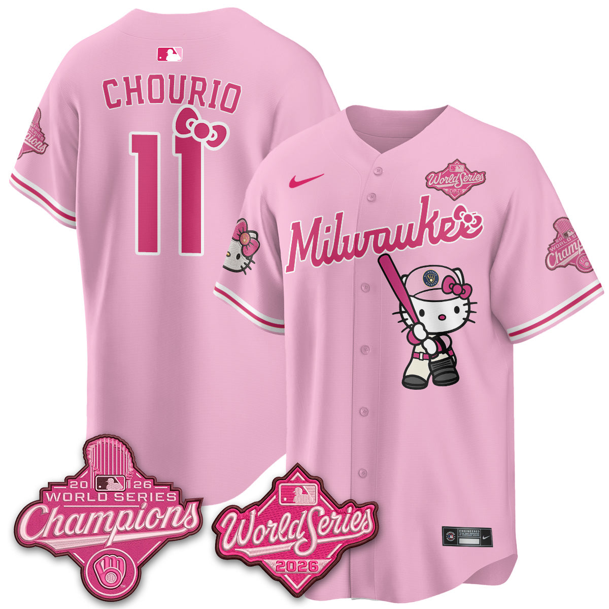 MIL 2026 WS Champions x Meow KT Vapor Jersey - Stitched