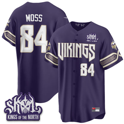 Minnesota Vikings 2026 Rivalries Edition Baseball Vapor Jersey - Stitched