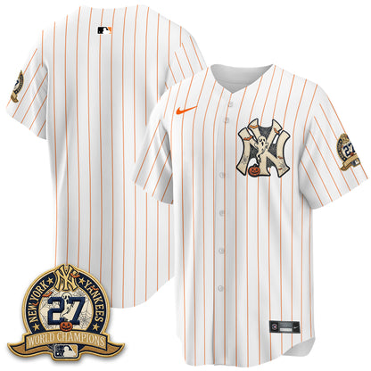 New York Yankees Halloween 2026 Vapor Limited Jersey - Stitched