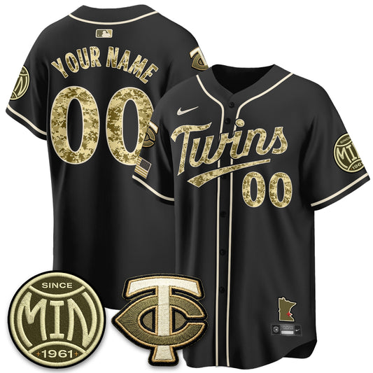 MIN 2026 Armed Forces Day Custom Jersey  - Stitched