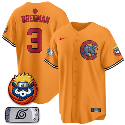 Chicago Cubs Naruto Akatsuki Vapor Limited Jersey V2- Stitched