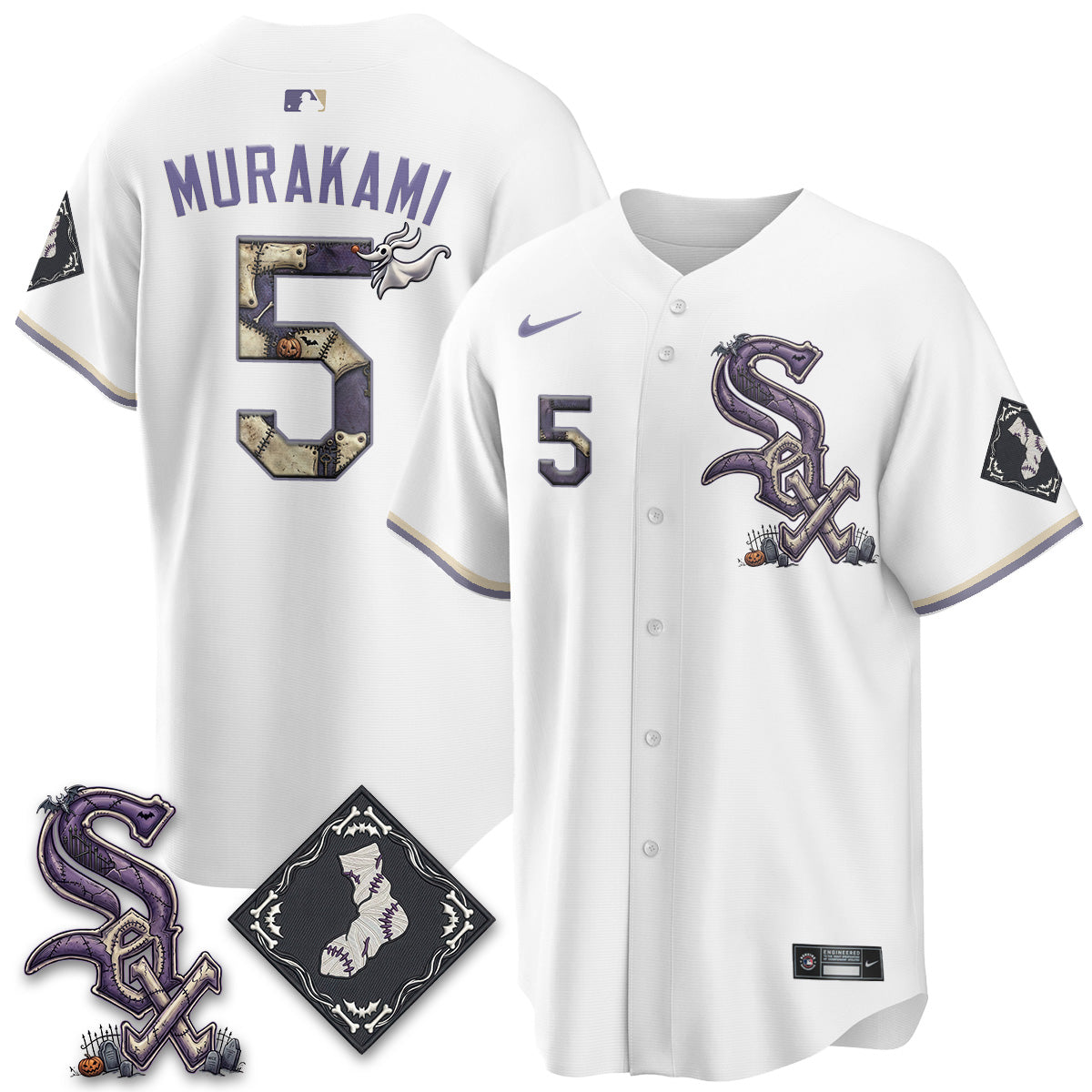 Chicago White Sox Nightmare Edition Vapor Jersey - Stitched