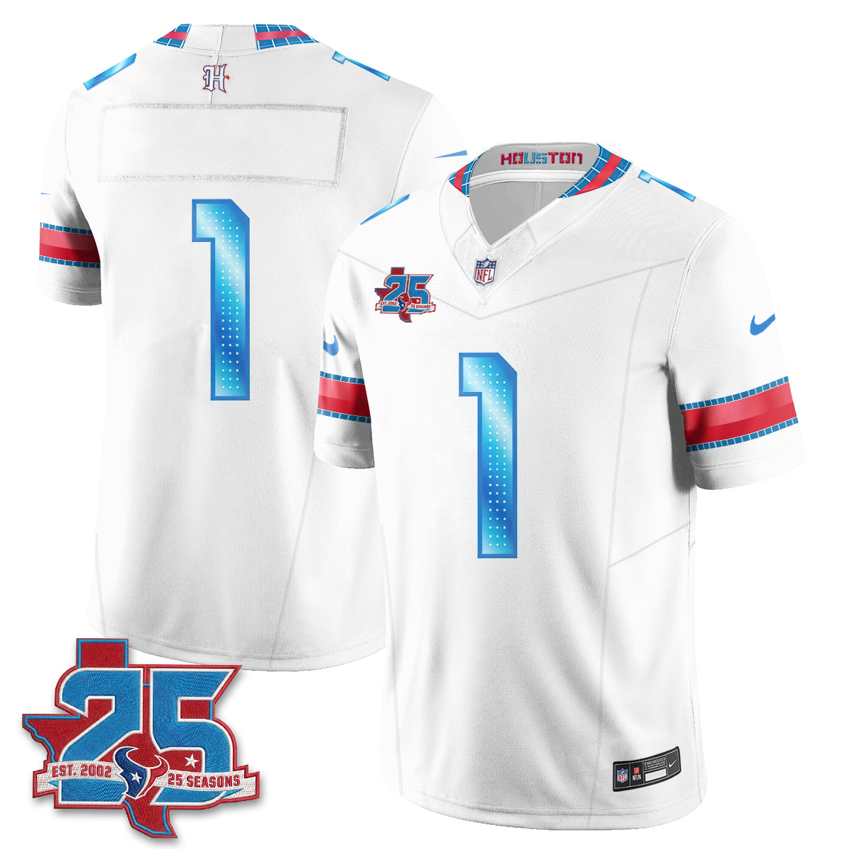 Houston Texans 2026 Rivalries Vapor Jersey - Stitched