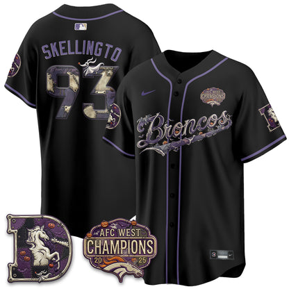 DEN 2026 Nightmare Edition Vapor Baseball Jersey - Stitched
