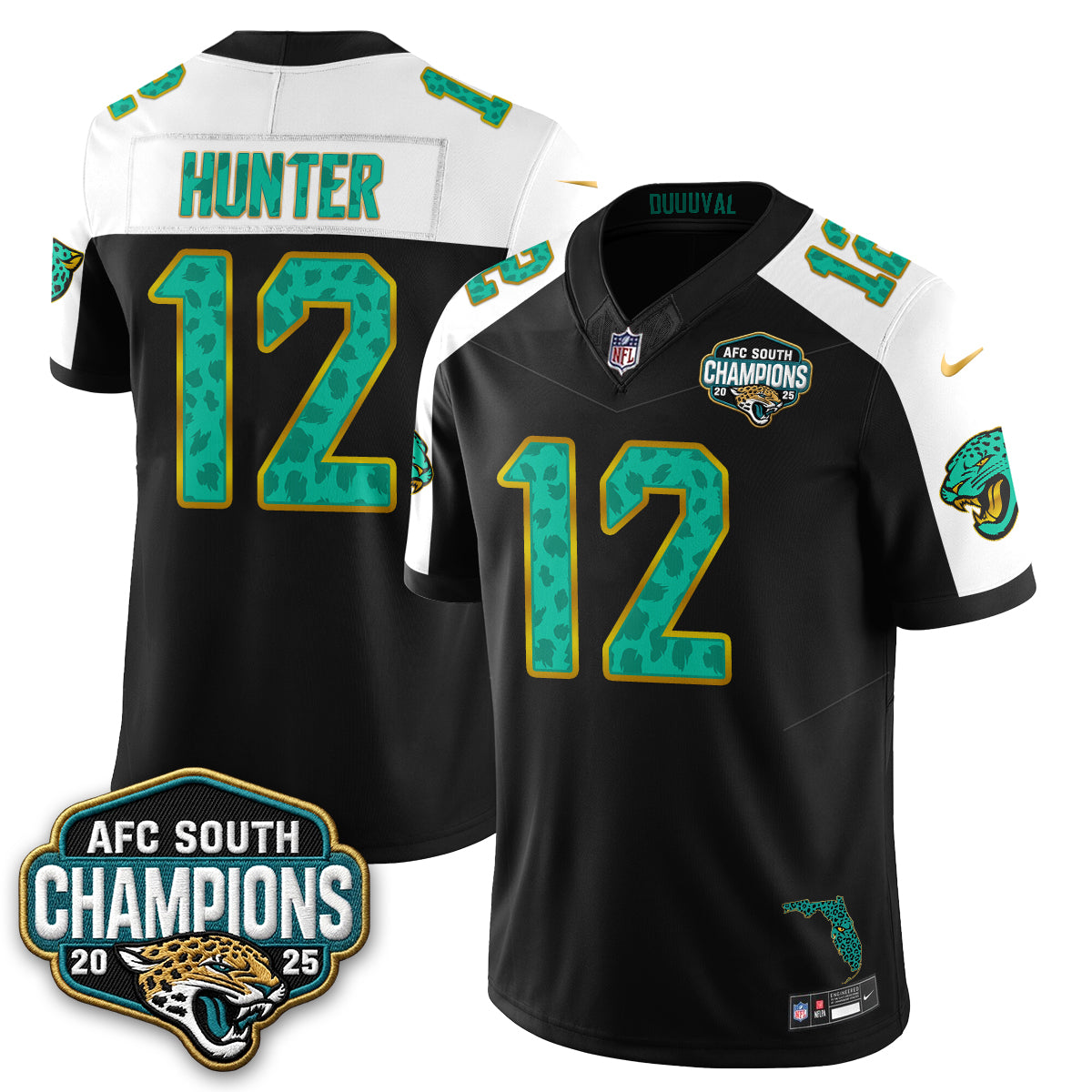 Jacksonville Jaguars Fangear Edition Vapor Jersey - Stitched