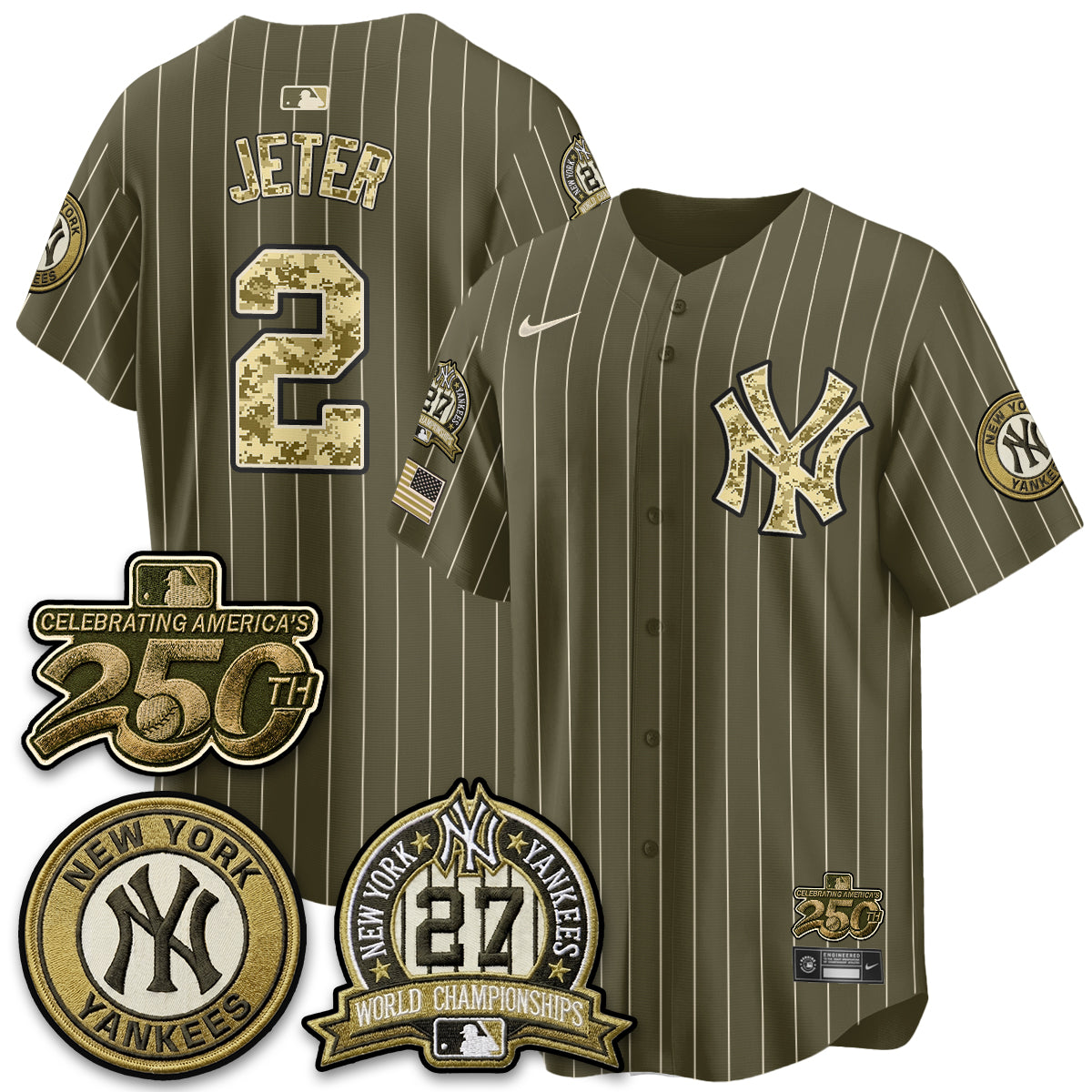 NYY Salute to Service 2026 Vapor Limited Jersey - Stitched