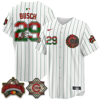 Chicago Cubs A Nightmare on Wrigley Field Edition Vapor Jersey - Stitched