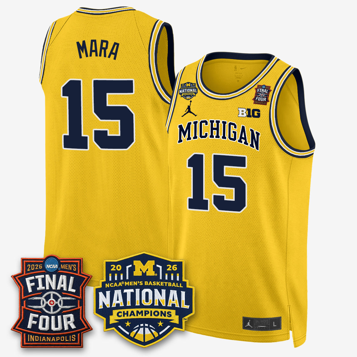 MICH 2026 NCAA Basketball Champions Limited Jersey - All Stitched