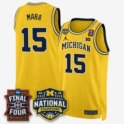 MICH 2026 NCAA Basketball Champions Limited Jersey - All Stitched