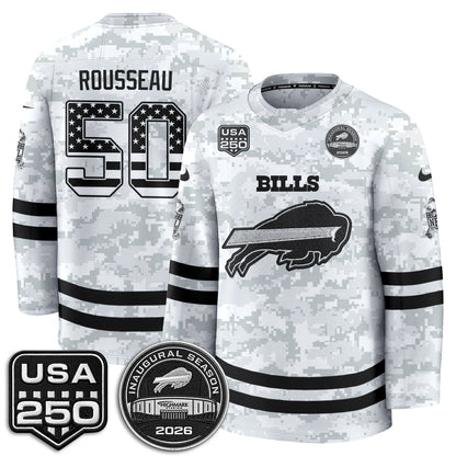 BUF 2026 Salute To Service Edition Hockey Jersey - Printed