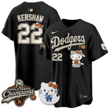 Los Angeles Dodgers Halloween 2026 Vapor Jersey V2- Stitched