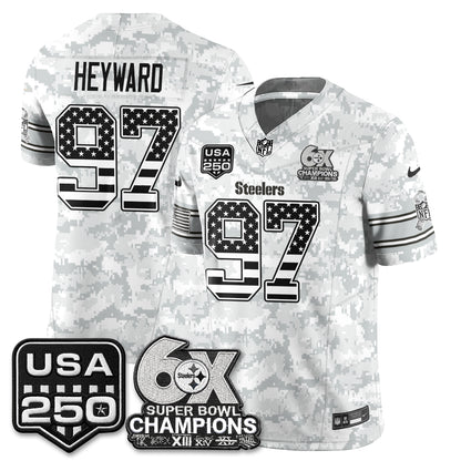 Pittsburgh Steelers 2026 Salute to Service Edition Vapor Jersey - Stitched