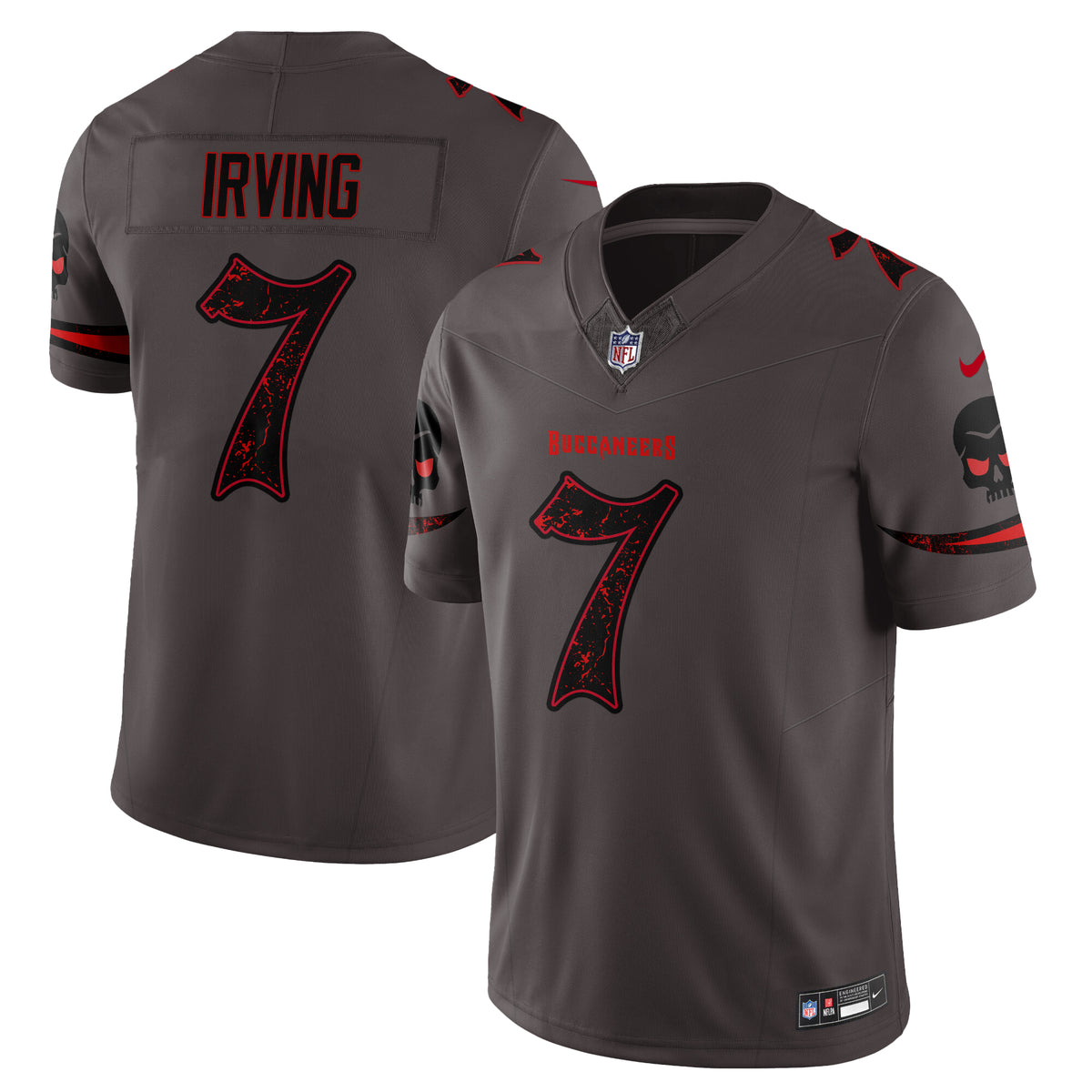 Tampa Bay Buccaneers Skull Edition Vapor Jersey - Stitched