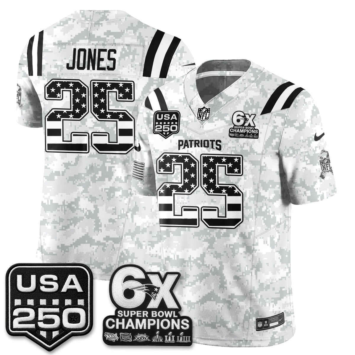 NE 2026 Salute to Service Edition Vapor Jersey - Stitched