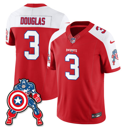 New England Patriots x Vibranium Shield Edition Vapor Jersey - Stitched