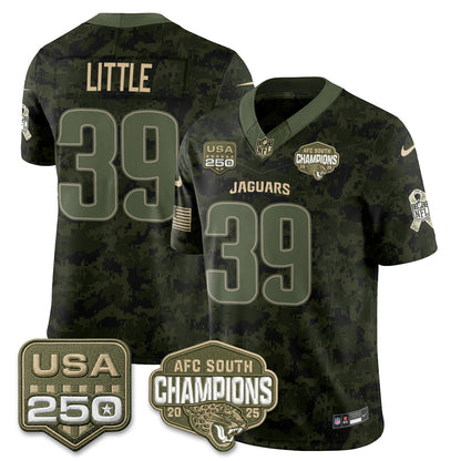 Jacksonville Jaguars 2026 Salute to Service Vapor Jersey - Stitched