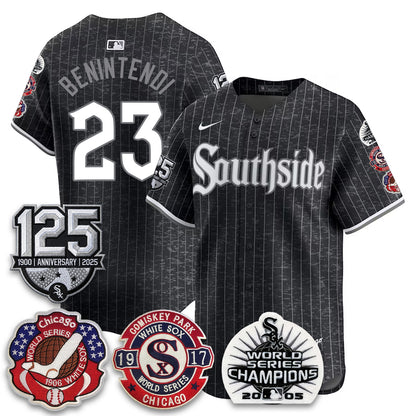 CWS 125th Anniversary - W.S Champions Edition Vapor Jersey - Stitched