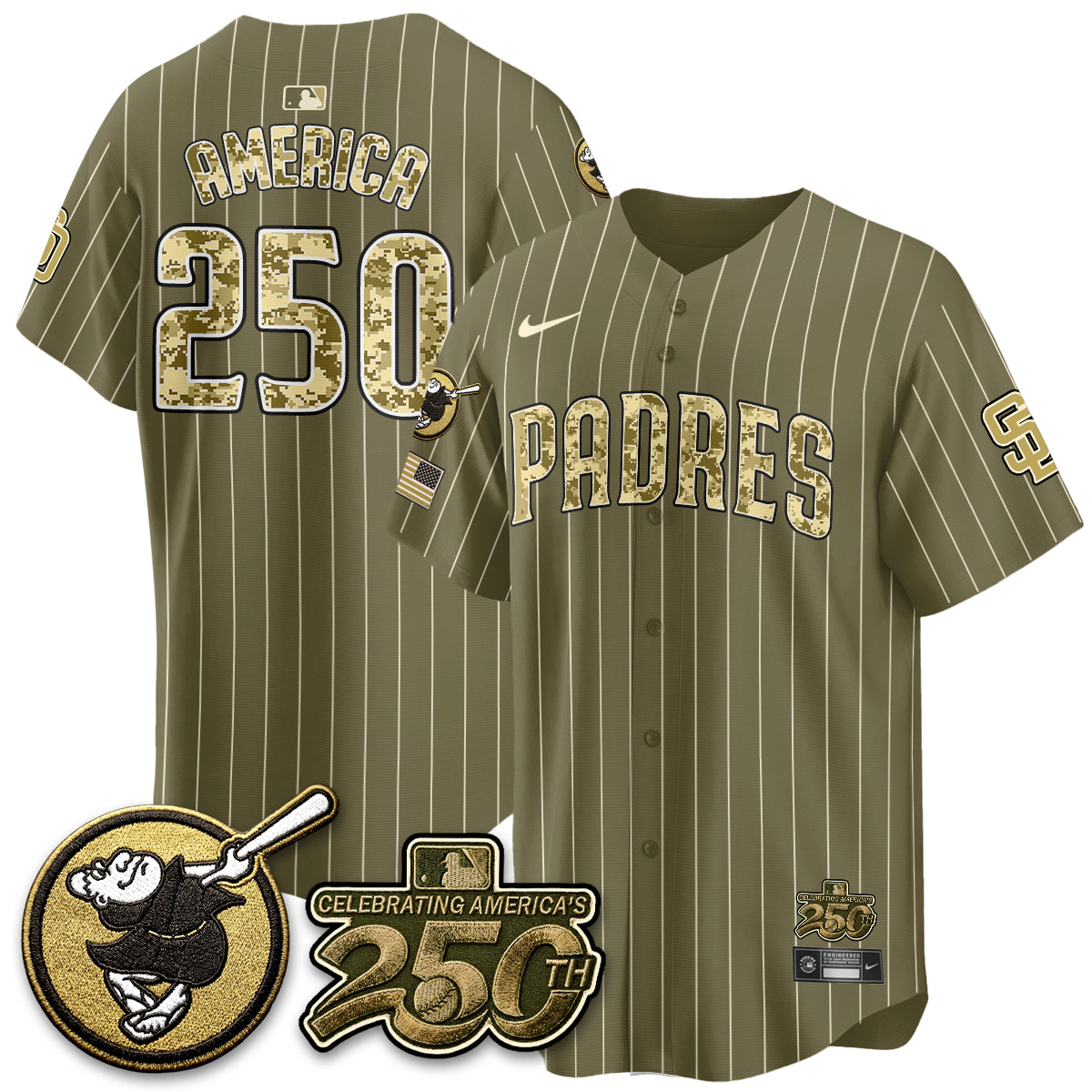 SD 2026 Armed Forces Day Jersey - All Stitched V2
