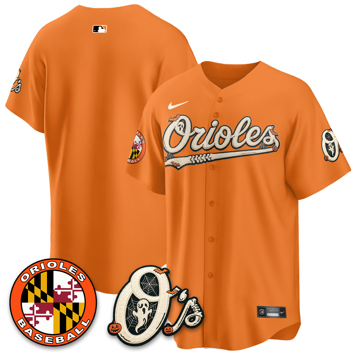 Baltimore Orioles Halloween 2026 Vapor Limited Jersey - Stitched