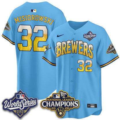 MIL "Pitcher & Pint" 2026 NL Champions Vapor Jersey - Stitched