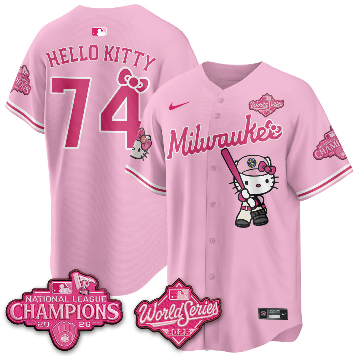 MIL 2026 NL Champions x Meow KT Vapor Jersey - Stitched
